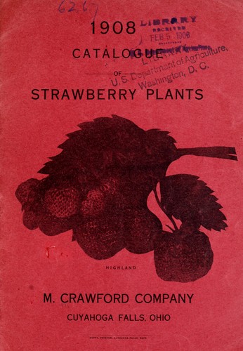 1908 catalogue of strawberry plants