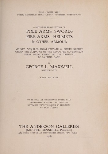 Pole arms, swords, fire-arms, helmets & other armour