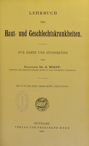 Lehrbuch der Haut- und Geschlechtskrankheiten : f©ơr ©rzte und Studirende