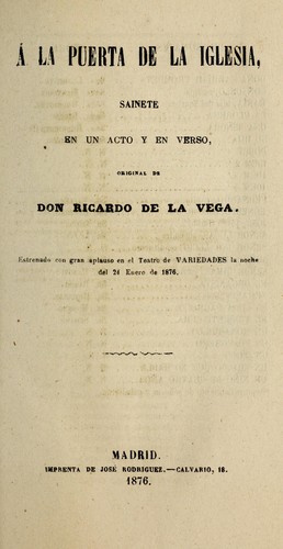 A la puerta de la iglesia