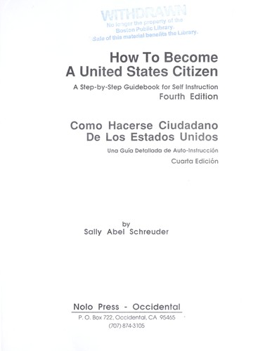 How to become a United States citizen