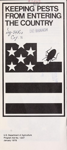 Keeping pests from entering the country