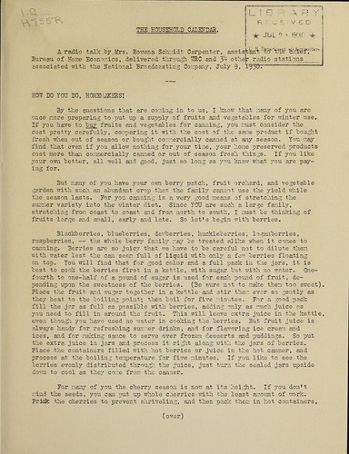 [The economics of canning fresh fruit and vegetables]