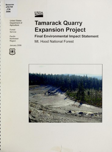Tamarack quarry expansion project