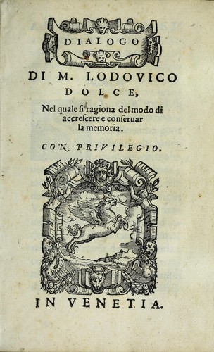 Dialogo di m. Lodovico Dolce