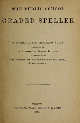 The Public School graded speller