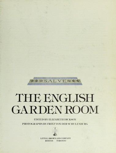 The English garden room
