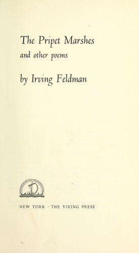 The pripet marshes, and other poems