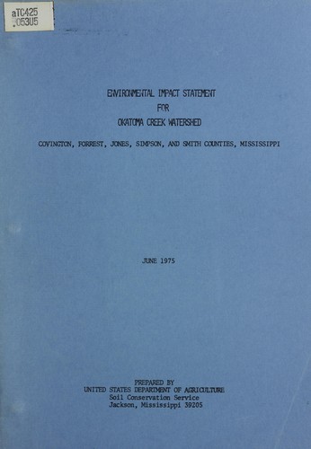 Okatoma Creek Watershed, Covington, Forrest, Jones, Simpson, and Smith Counties, Mississippi