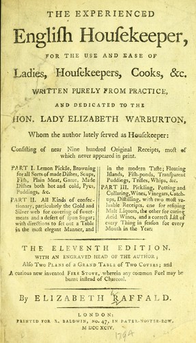 The experienced English housekeeper