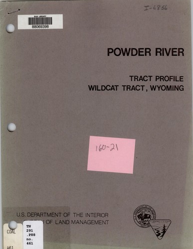Powder River tract profile, Wildcat tract, Wyoming