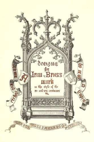 Designs for iron and brass work in the style of the XV and XVI centuries