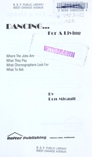 Dancing-- for a living