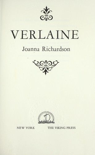 Verlaine.