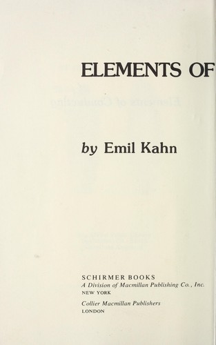 Elements of conducting