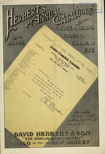 Herbert's annual catalogue