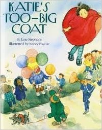 Katie's too-big coat