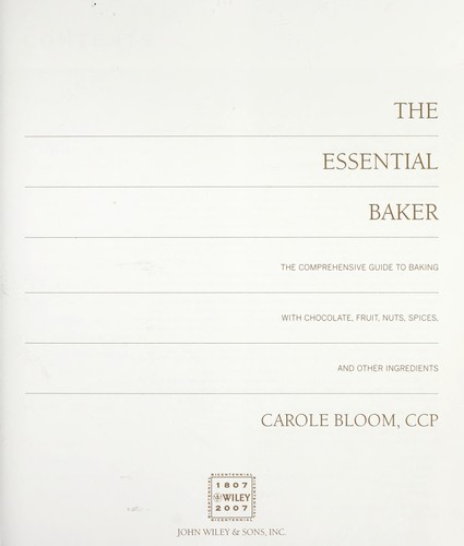 The essential baker