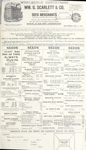 Wholesale quotations