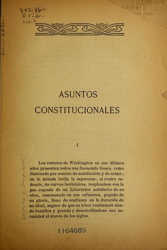 Asuntos constitucionales