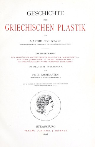 Geschichte der griechischen Plastik