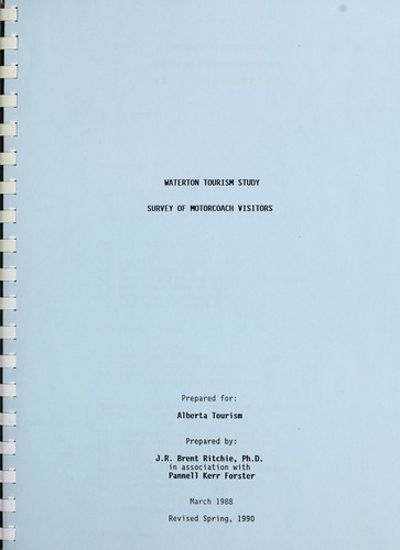 Waterton tourism study