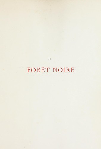 La forêt noire