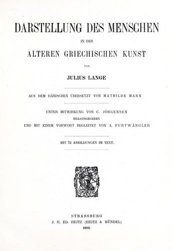 Darstellung des Menschen in der Älteren Griechischen Kunst