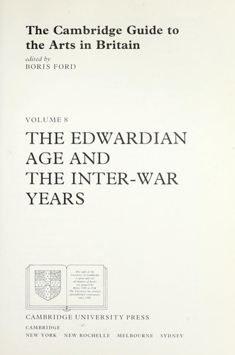 The Cambridge guide to the arts in Britain