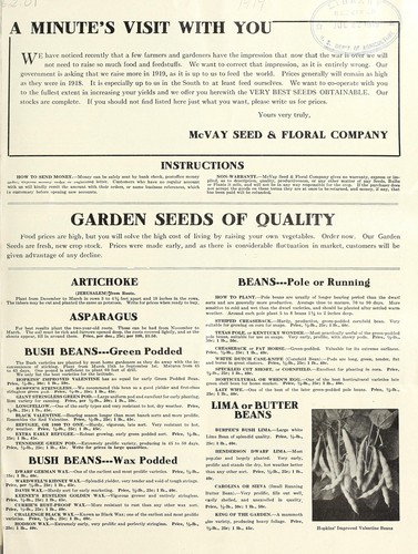 Garden seeds of quality