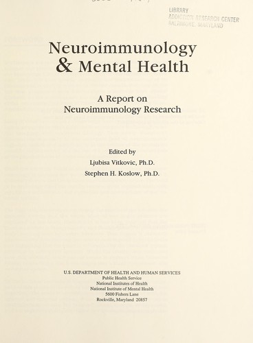 Neuroimmunology & mental health
