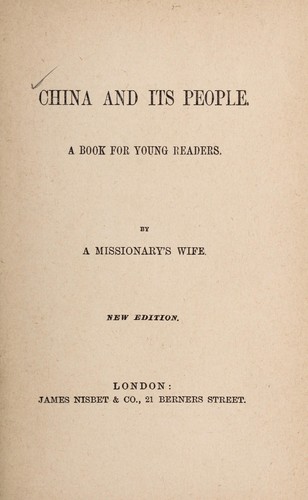 China and its people