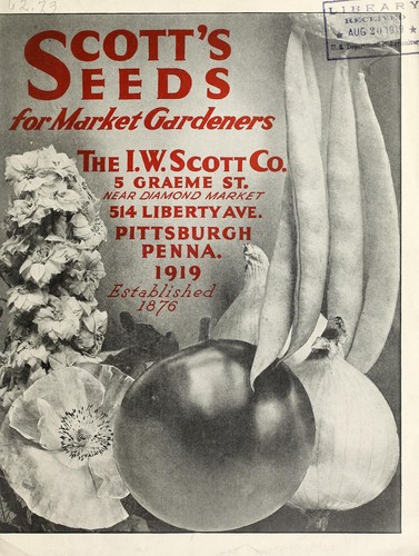 Scott's seeds for market-gardeners