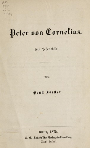Peter von Cornelius