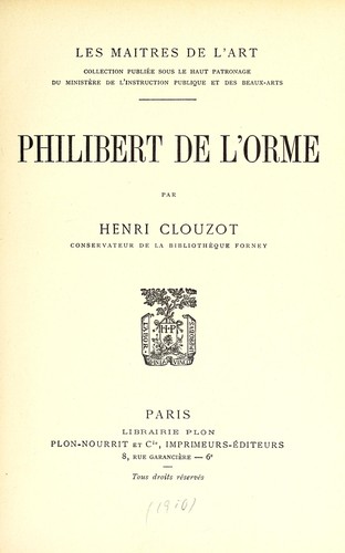 Philibert de l'Orme