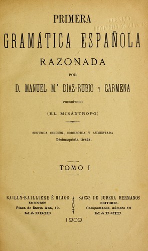 Primera grama tica espan ola