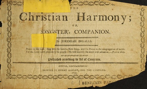 The Christian harmony