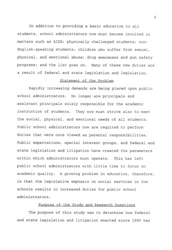 The effect of legislation and litigation on the student services role of the public elementary school administrator
