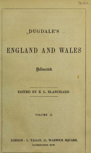 England and Wales delineated