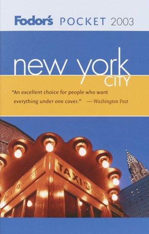 Fodor's Pocket New York City 2003