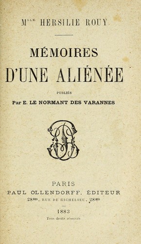 M©♭moires d'une ali©♭n©♭e