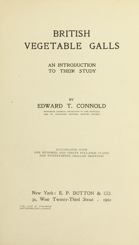 British vegetable galls