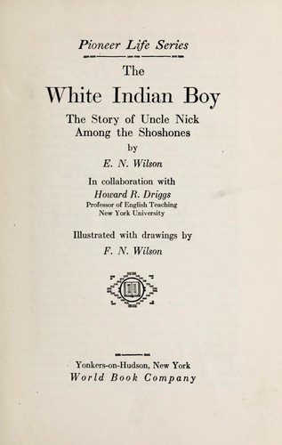 The white Indian boy