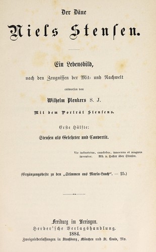 Der Däne Niels Stensen