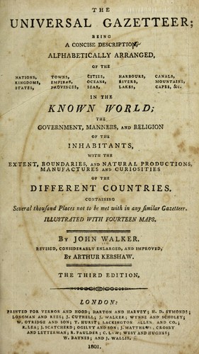 The universal gazetteer