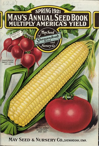Spring 1921 May's annual seed book