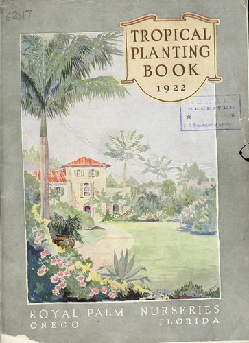 Tropical planting book and catalogue