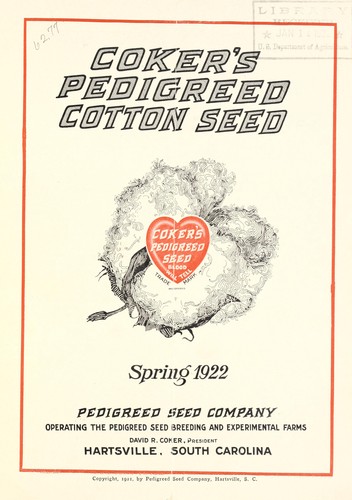 Coker's pedigreed cotton seed