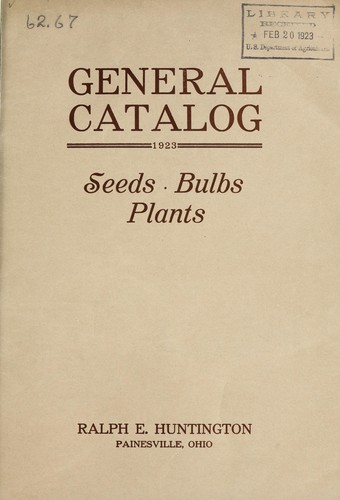 General catalog 1923