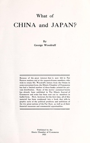 What of China and Japan?